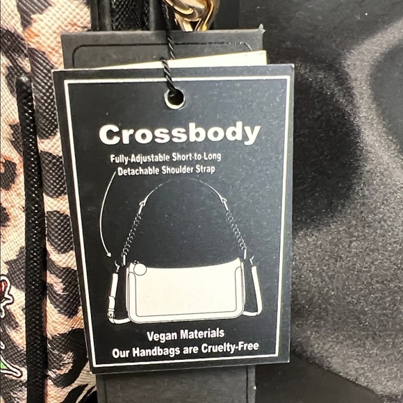 Ed Hardy | Iconic Tiger Rose Shoulder Bag w/ Crossbody Strap - Picture 4 of 16